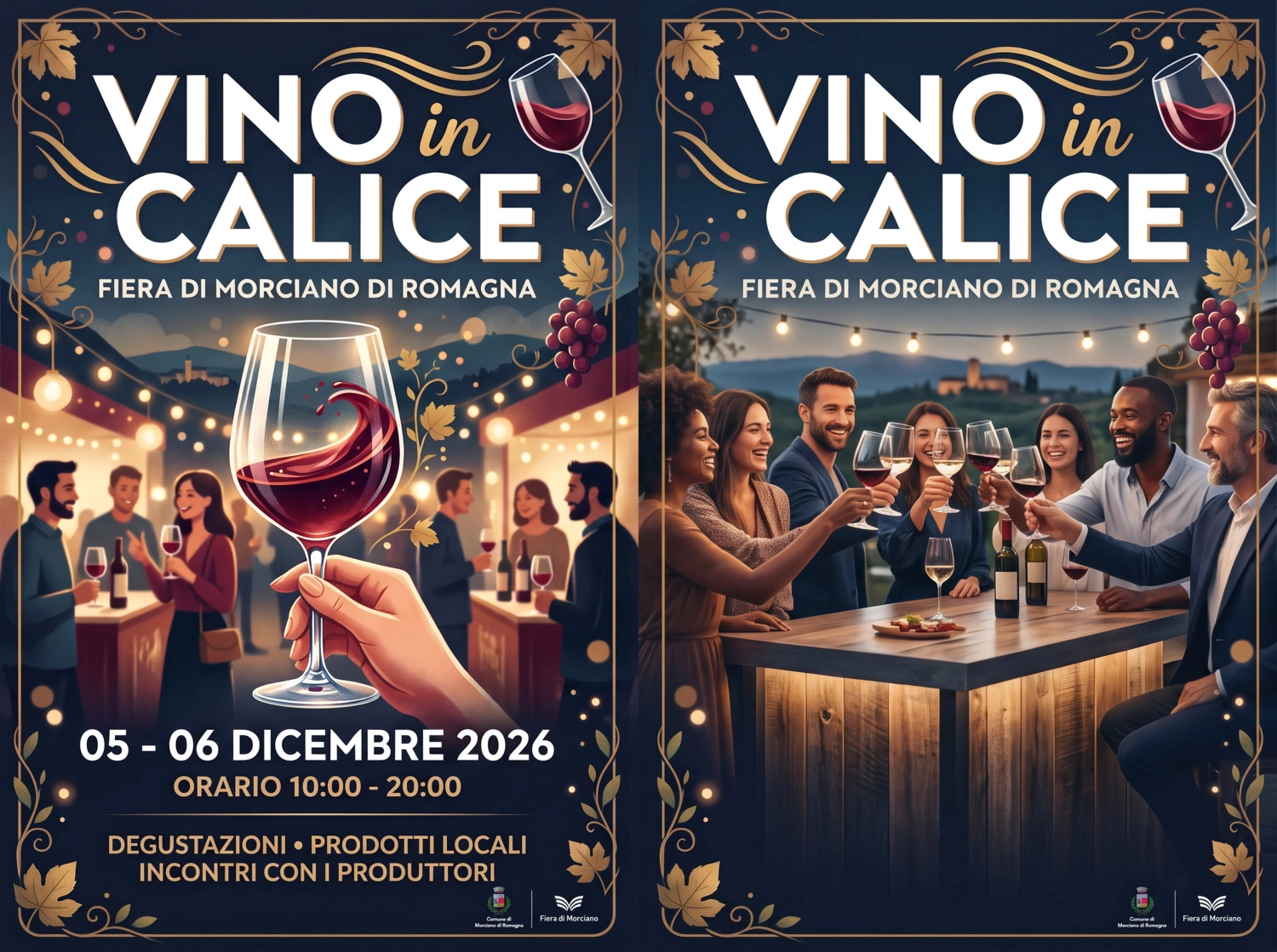 Locandina Vino in Calice - Fiera di Morciano di Romagna, 5-6 dicembre 2026